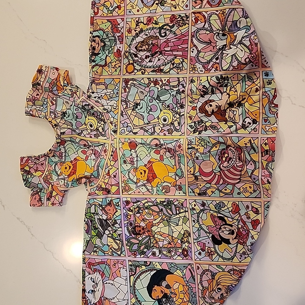 WRK stained glass Disney dress